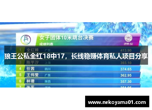 狼王公私全红18中17，长线稳赚体育私人项目分享
